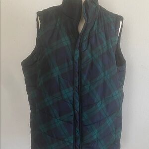 Maxwell Studio Plaid Puffer Vest